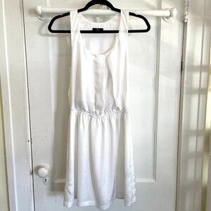 Aqua Women's Sleeveless Racerback Dress in White | Size Medium